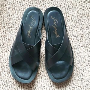 Free People Del Mar Black Sandals